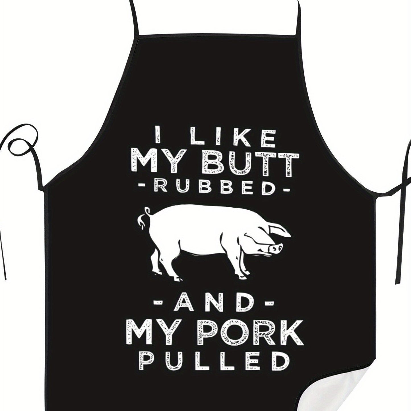 Butt Rubbed & Pork Pulled Apron