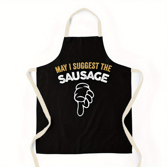 "May I Suggest The Sausage" BBQ Apron