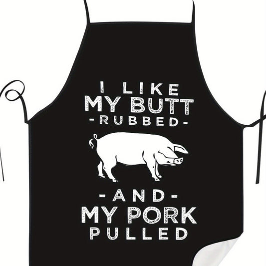 Butt Rubbed & Pork Pulled Apron