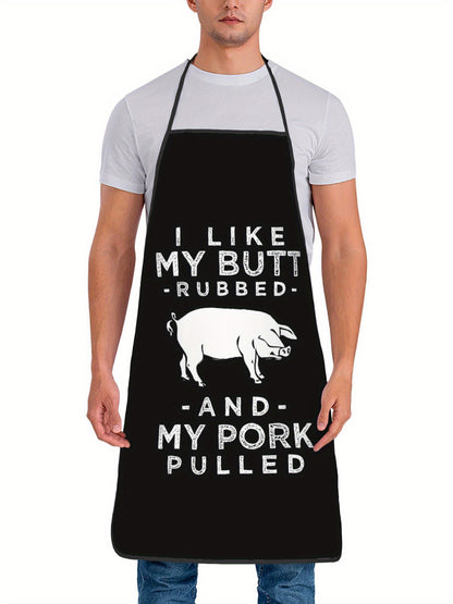 Butt Rubbed & Pork Pulled Apron