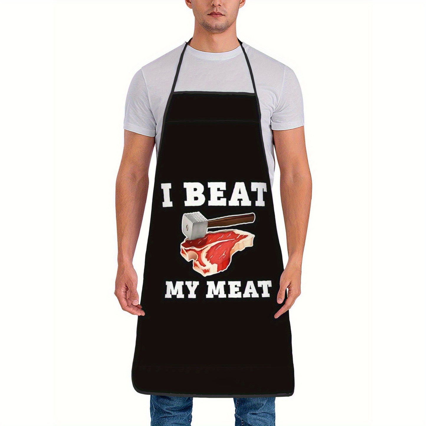"I Beat My Meat" - BBQ Apron