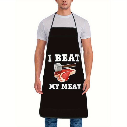"I Beat My Meat" - BBQ Apron